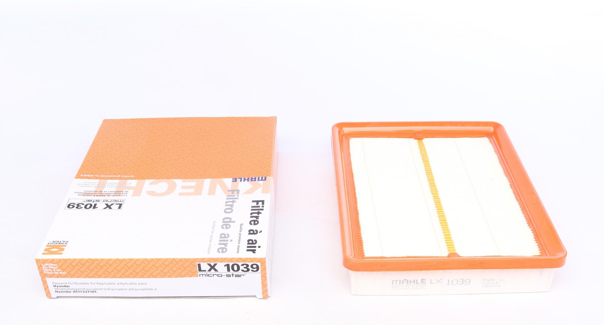 Фильтр воздушный KNECHT для Hyundai Sonata 2,0/2,5/2,7 98-04 (LX 1039)