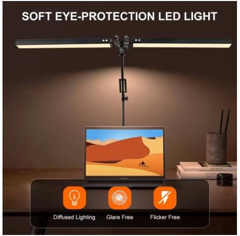 Светильник LED на струбцине ElectroHouse FocusPro 11Вт Черный (EH-LMT-15B) - фото 3