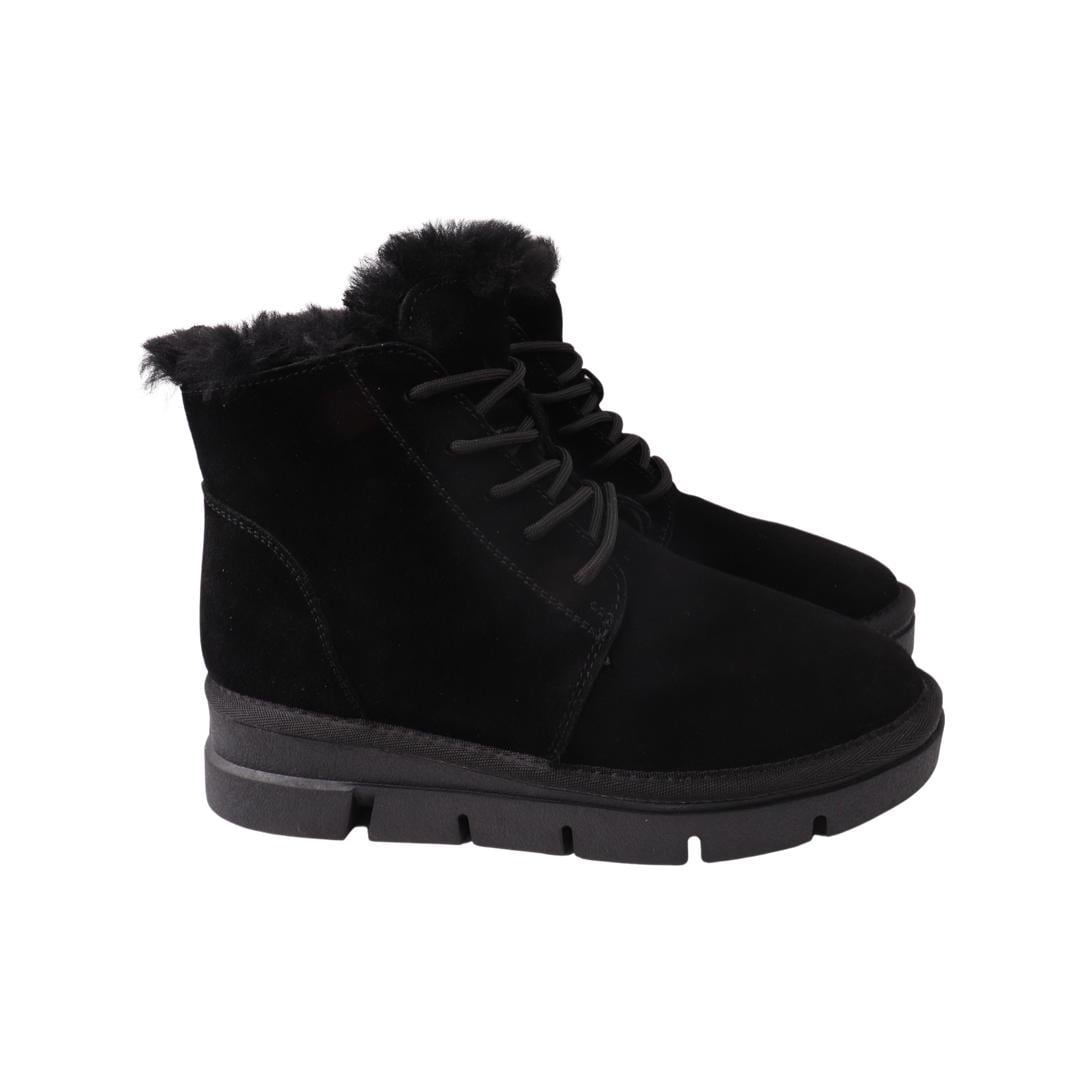 Ботинки женские Farinni из замши р. 37 Черный (206-22ZHC)