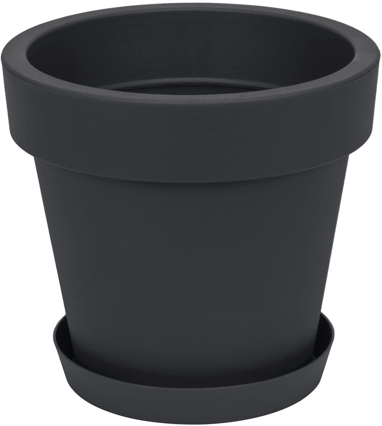 Горшок для цветов Prosperplast Lofly 12 см Антрацитовый (70709-433)