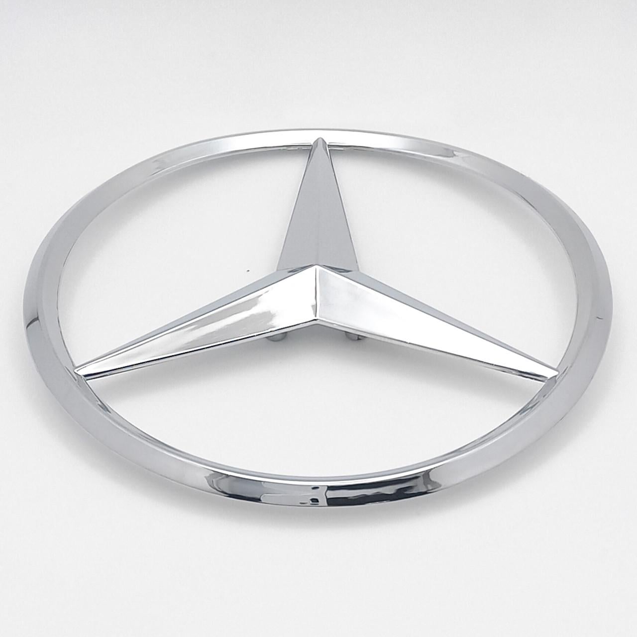 Эмблема Mercedes 80х80 мм Хром (A222 817 00 16 S W222)