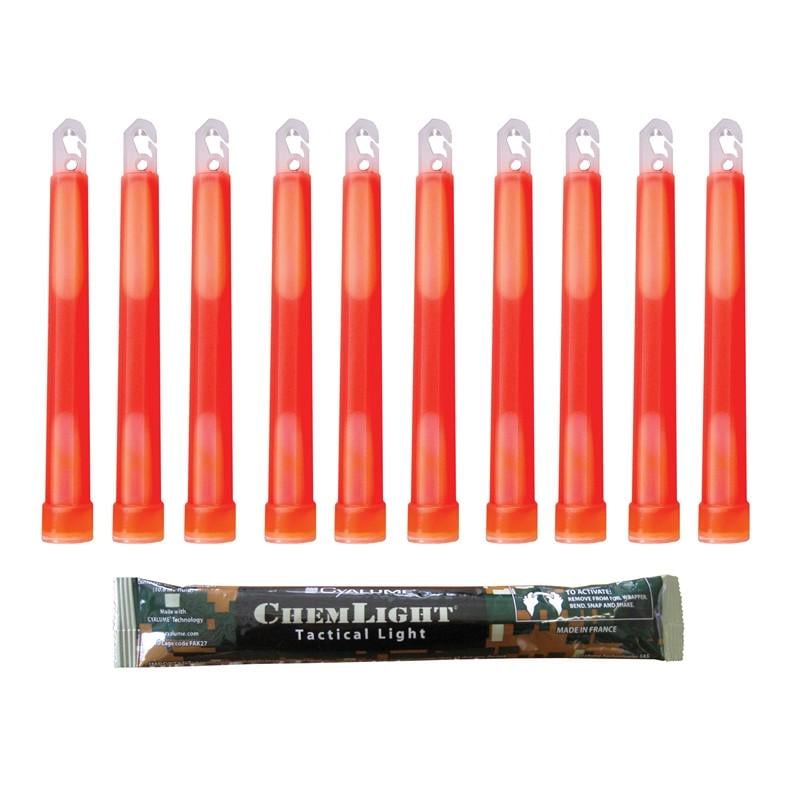 Химический источник света Cyalume ChemLight 6" 24 часа Red (НФ-00001044) - фото 4