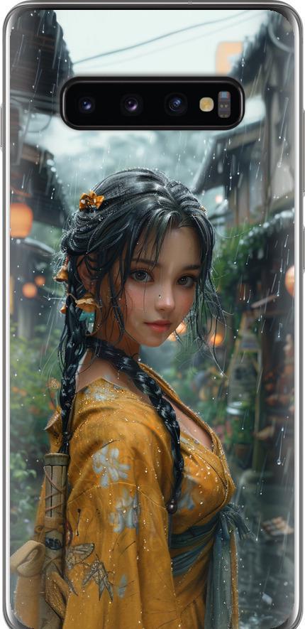 Чехол на Samsung Galaxy S10 Plus Anime-girl (6133t-1649-42517)