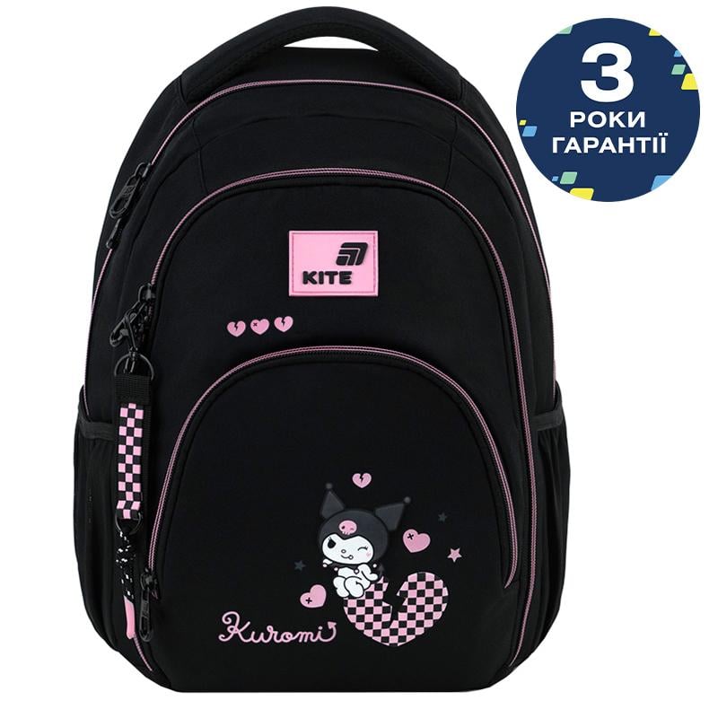 Шкільний рюкзак KITE Education teens Kuromi HK26-905M