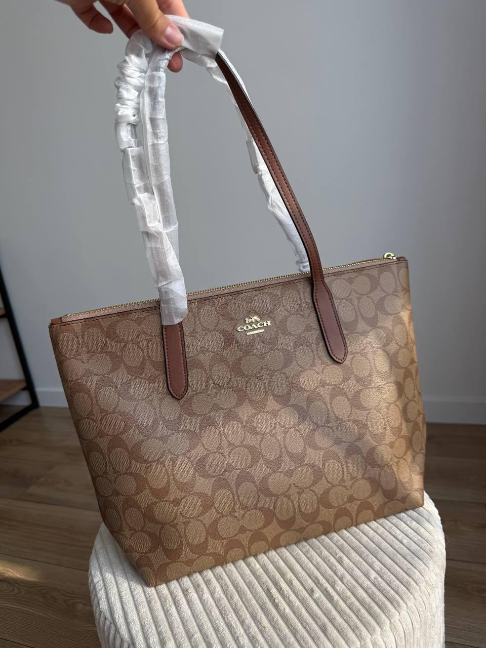 Сумка-шопер жіноча City Tote Коричневий