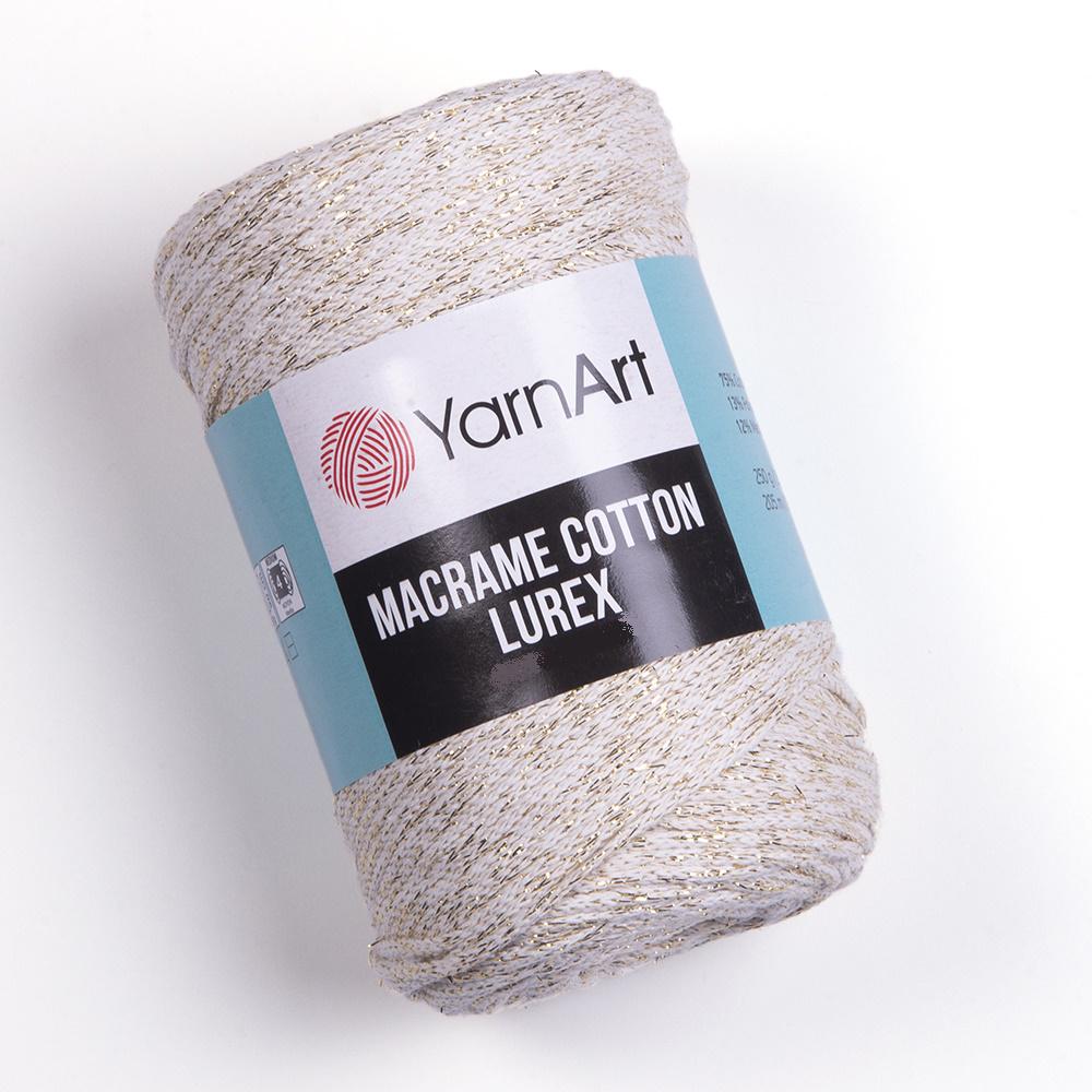 Пряжа YarnArt Macrame Cotton lurex 724