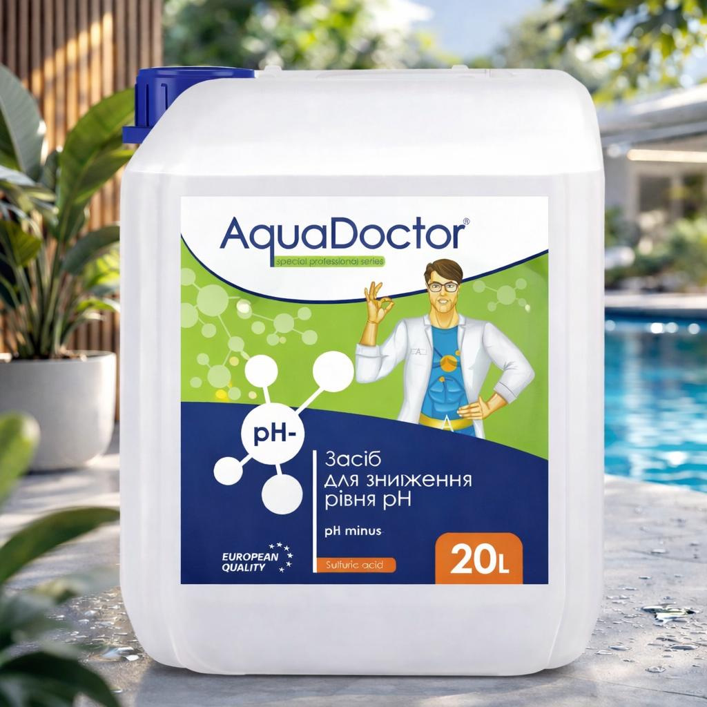 Средство для снижения pH жидкое AquaDoctor pH Minus HL Соляной 14% (25649)