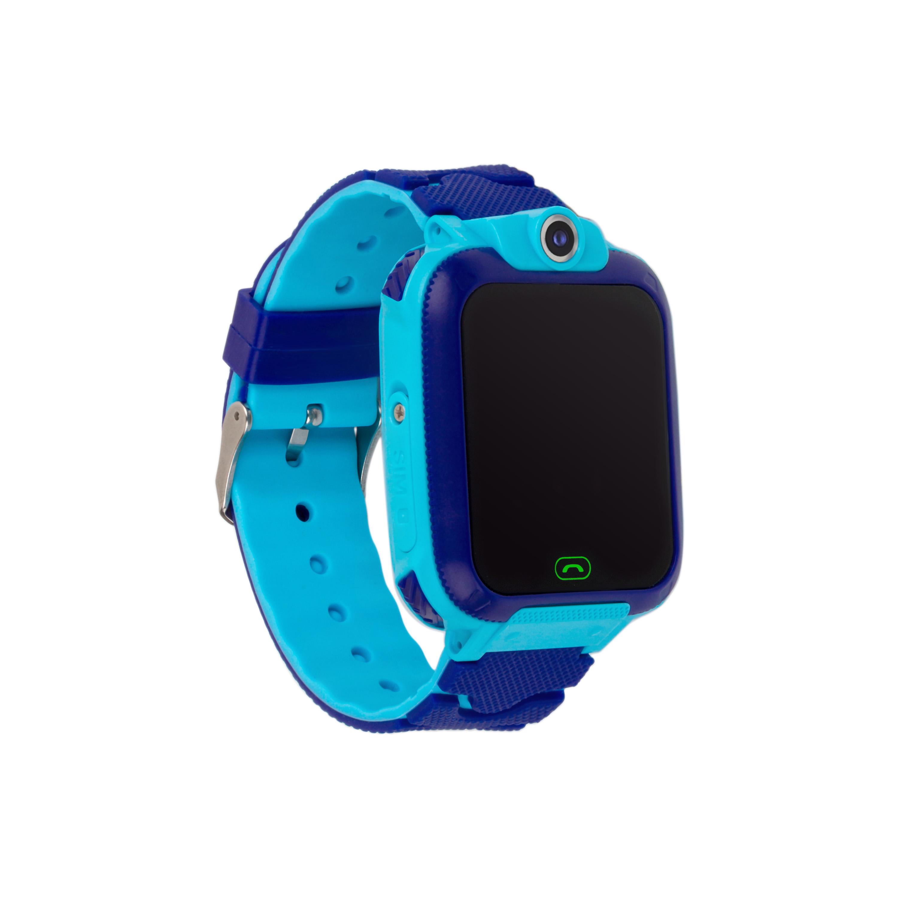 Детские смарт часы-телефон трекер Discovery iQ4900 Camera LED Light Blue