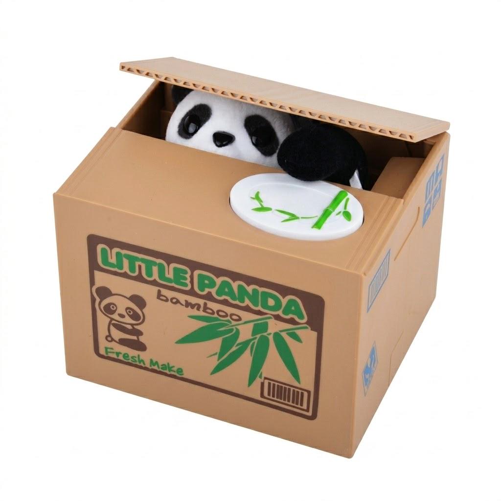 Скарбничка-злодюжка інтерактивна Mischief Saving Box Панда що краде монетки (34685653)