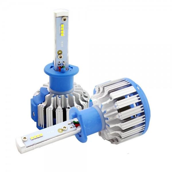 Комплект Led ламп TurboLed T1 H1 6000 K 50 Вт 12/24 В Canbus з активним охолодженням - фото 2