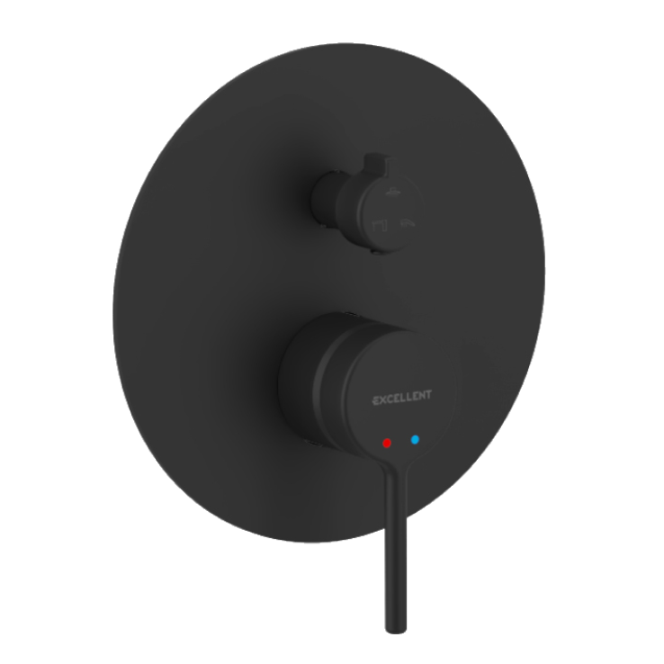 Смеситель для душа Excellent PI однорычажный Черный матовый (AREX.1247BL)