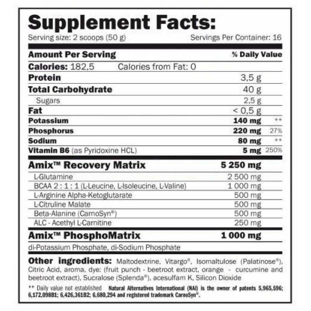 Изотоник Amix Nutrition IsoLyn Recovery Lemon 800 g - фото 2