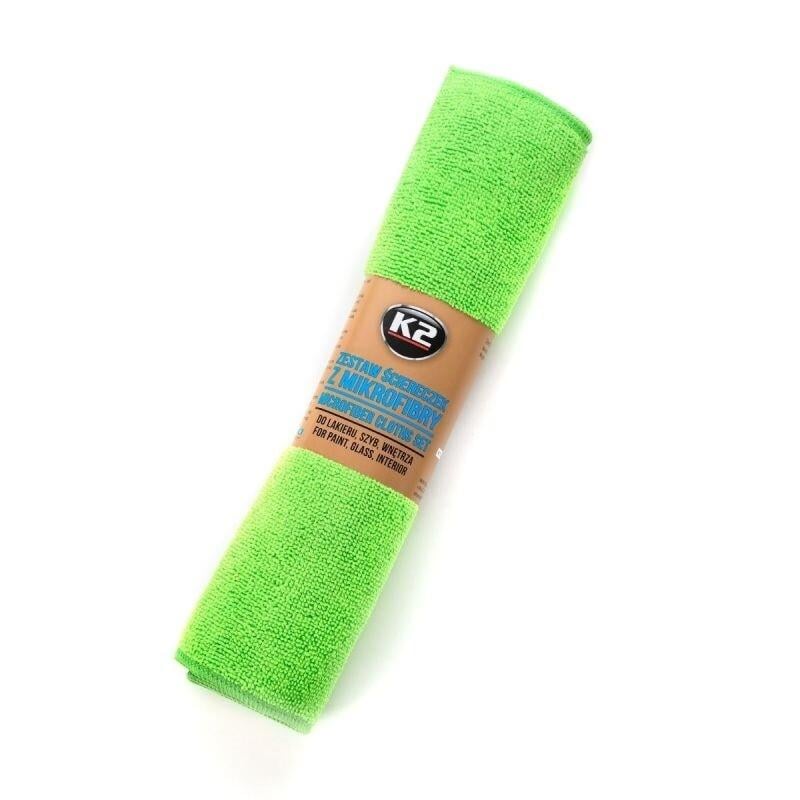 Набір серветкок K2 Microfibre clothes для догляду за авто 30х35 см 4 шт. (K710)