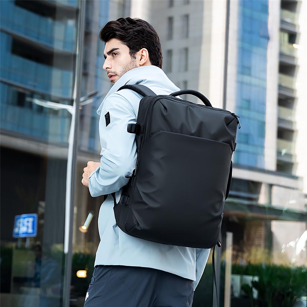 Міський рюкзак-сумка для ноутбука Mark Ryden Delta MR9711 ручної поклажі 17,3" Чорний (27735008) - фото 7 Міський рюкзак-сумка для ноутбука Mark Ryden Delta MR9711 ручної поклажі 17,3" Чорний (27735008) - фото 7