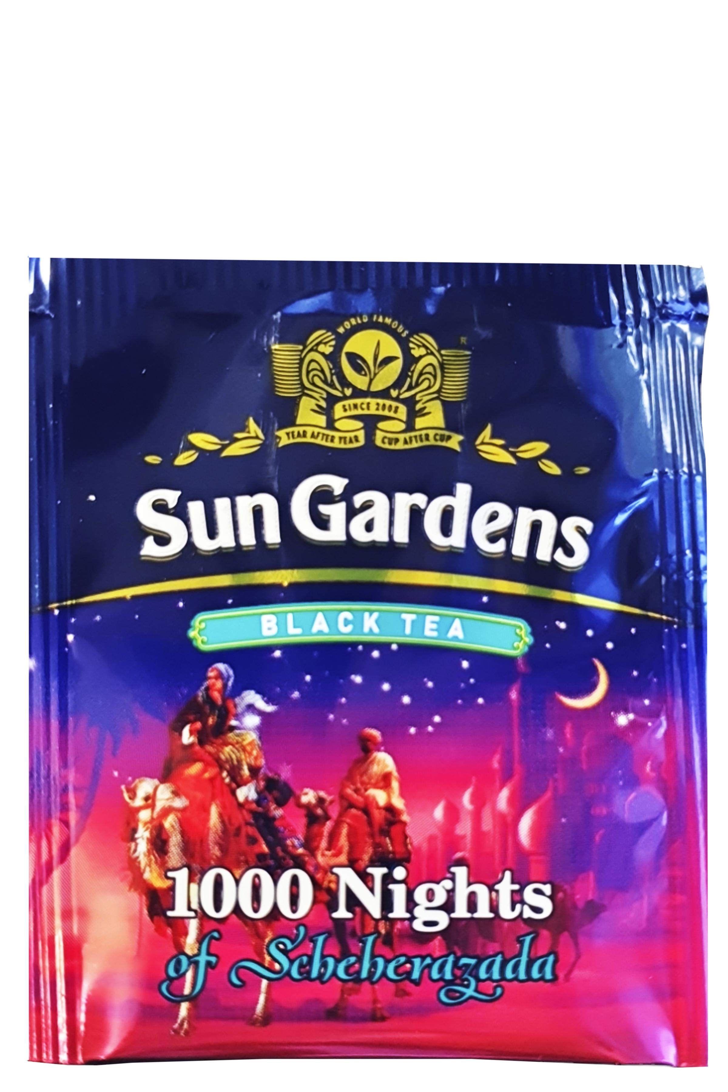 Чай Sun Gardens черный 1000 Nights 100 шт пакетиков (59066)