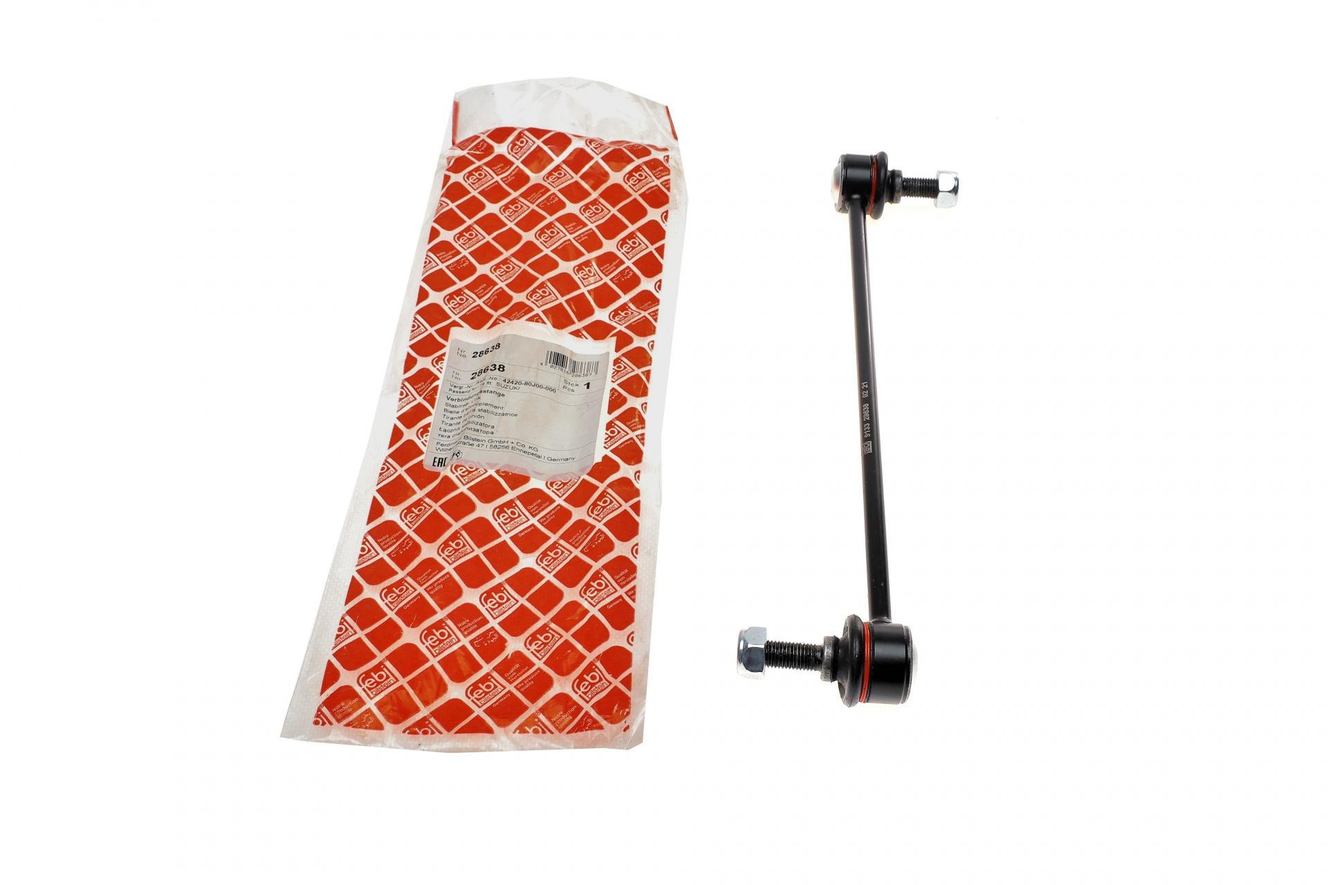 Тяга переднего стабилизатора FEBI BILSTEIN       Fiat Sedici 06-14/Suzuki SX4 06- L=270mm - 28638