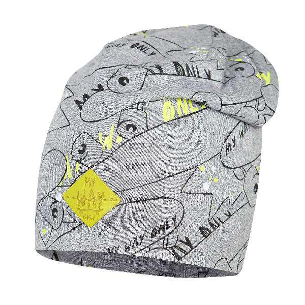 Шапка демісезонна Broel р. 53 Сірий/Салатовий RAIMUNDO