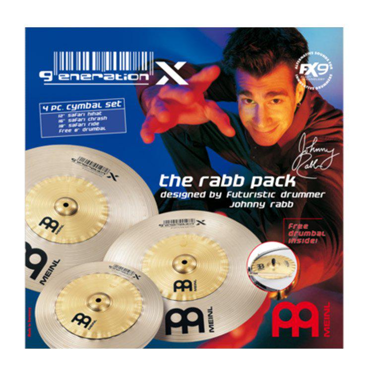 Комплект тарелок Meinl GenerationxGX-12/16/18 Johnny Rabb (H12"C16"R18"DB8")