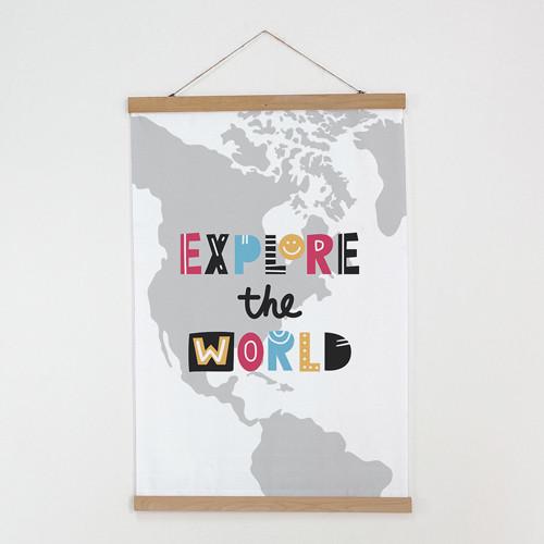 Постер тканевый на стену Explore the world 60х93 см (TPSR_22S050)