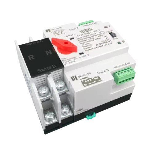 Автоматический переключатель ввода резерва TOQ5-125/2P 220/230В 2-х полюсный однофазный (2899880960)