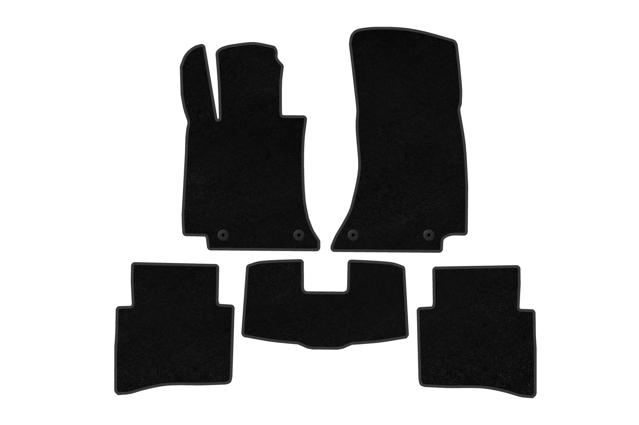 Коврики автомобильные Digital Designs Deluxe для Mercedes E-сlass W214 2023- гг. ткань Черный (185087)