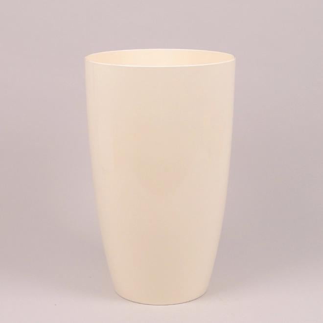 Ваза пластикова Півонія 12 см Кремовий (82638)