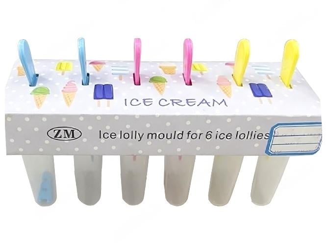 Формы для мороженого Stenson R90605 6 шт. 21x12x8 см (12774006)