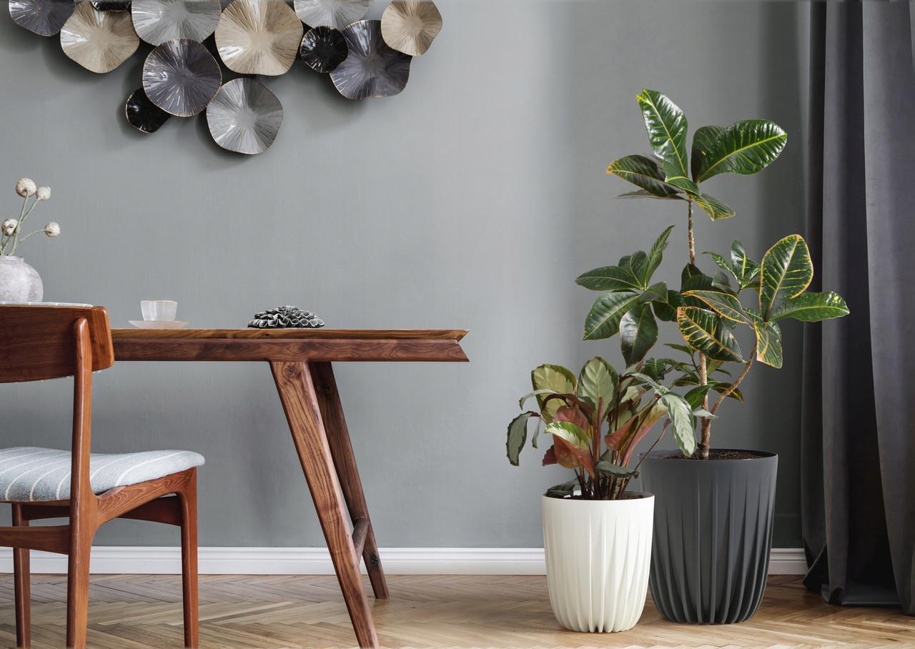 Вазон для цветов Lamela MIRA 190х226 мм Антрацит (25419751812) - фото 4