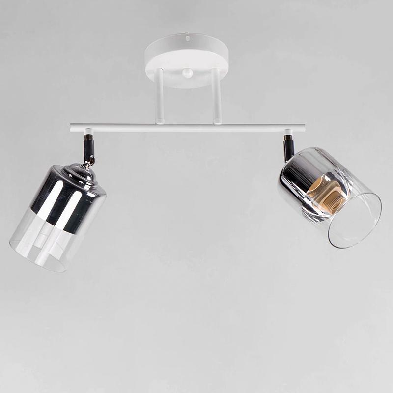 Люстра потолочная Light House NM-15282/2 CR+WT+WT на две лампы Белый