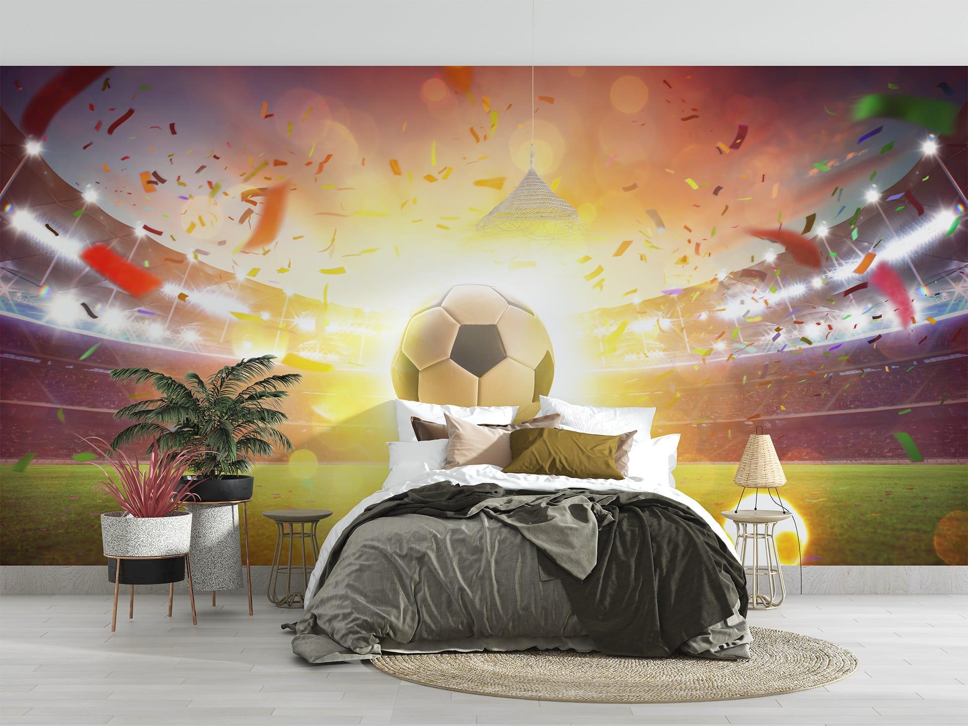 Фотообои флизелиновые Styleo Print-walls Футбольное поле 0228 300х250 см (Pw-0228/2)