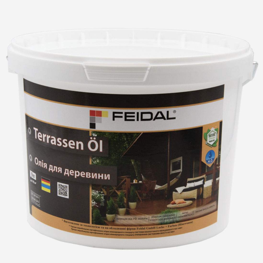 Масло для древесины Terrassen Öl Feidal 9 л (27581905) - фото 1 Масло для древесины Terrassen Öl Feidal 9 л (27581905) - фото 1