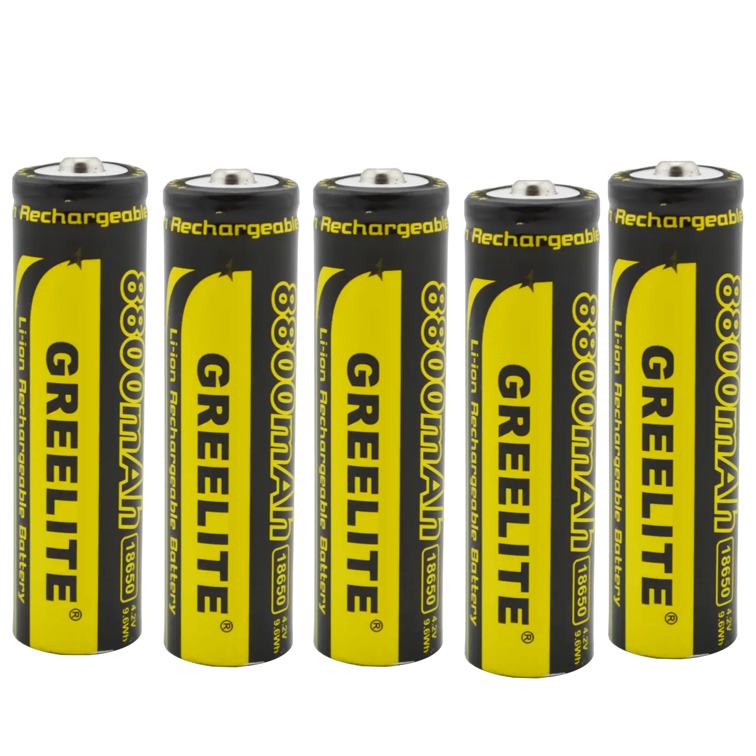 Аккумуляторная батарея Li-ion Greelite 18650-8800 mAh 4,2V 9,6W 5 шт. (699a52b0)