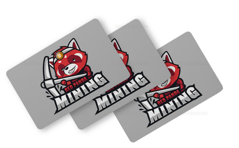 Кошелек для криптовалют Tangem 2.0 Red Panda Wallet 3 карты (TG-REDPANDA)