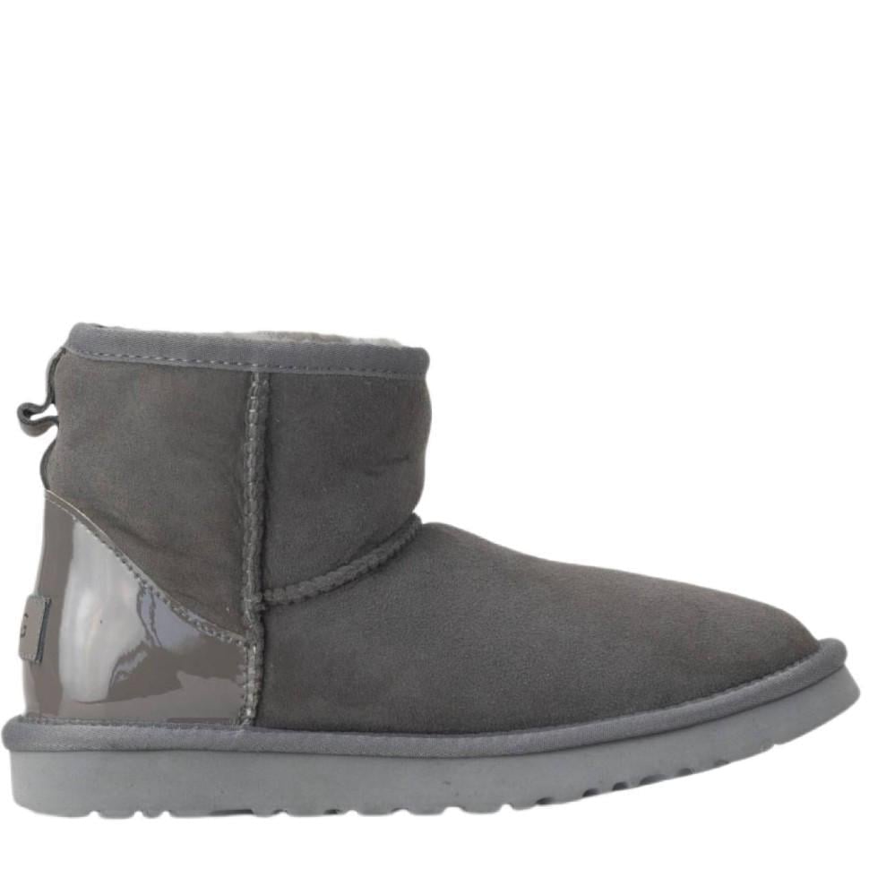 Уггі жіночі UGG Classic Mini Grey Chromium р. 38 Сірий (13539)