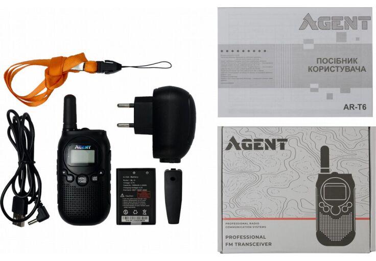 Рація Agent AR-T6 Black (PMR446) - фото 6