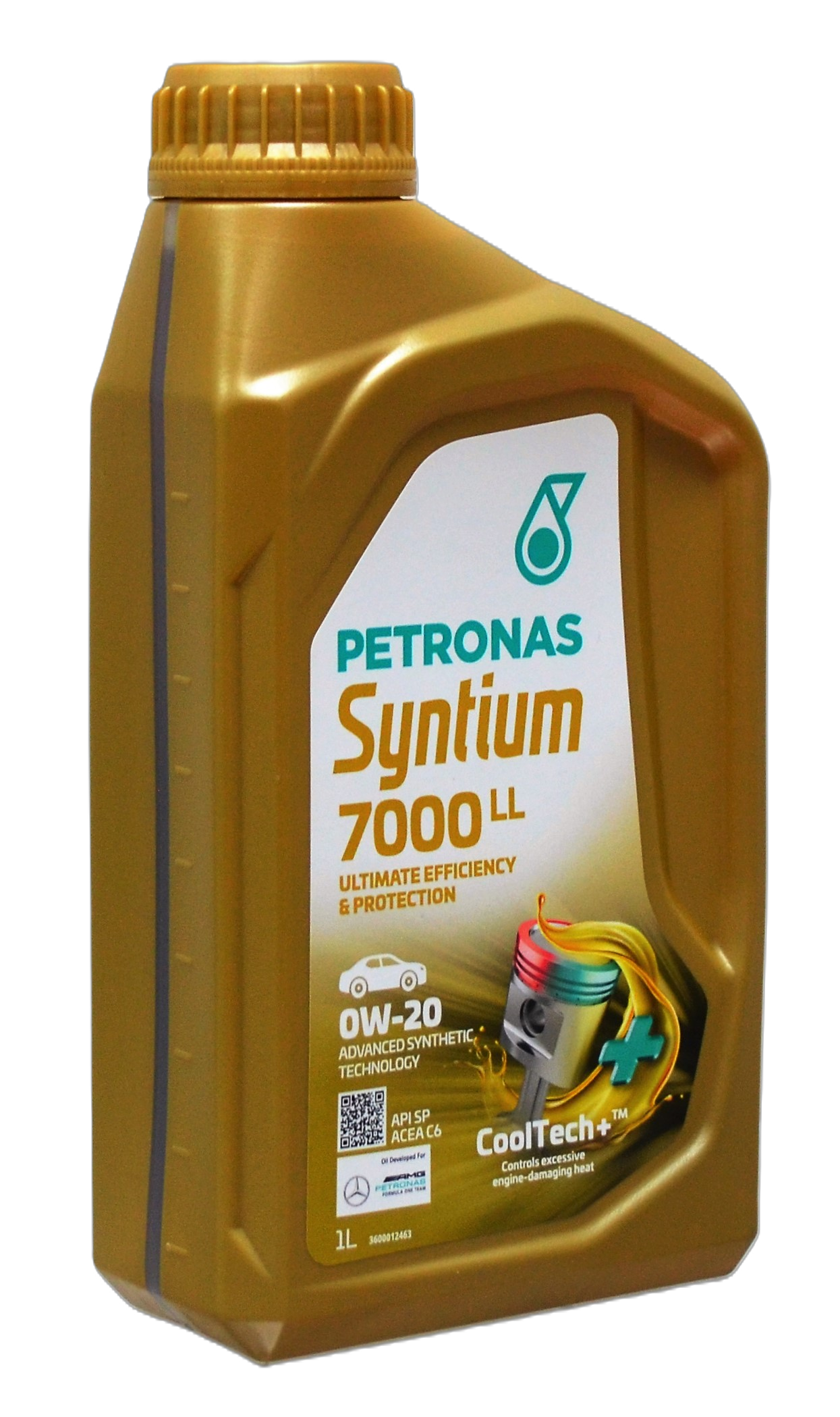 Моторное масло PETRONAS LUBRICANTS Syntium 7000 LL 0W-20 SP 0W20 BMW LL-17 FE+ ILSAC GF-6A ACEA C6 1 л