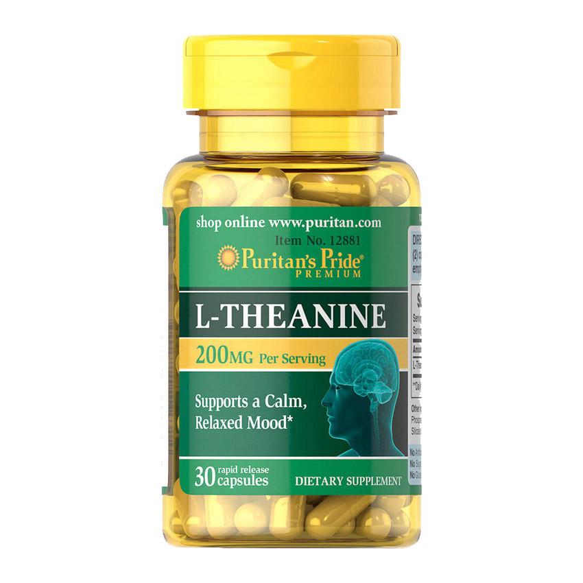 Теанин Puritan's Pride L-Theanine 100 мг 30 капс. (09186-01) Теанин Puritan's Pride L-Theanine 100 мг 30 капс. (09186-01)