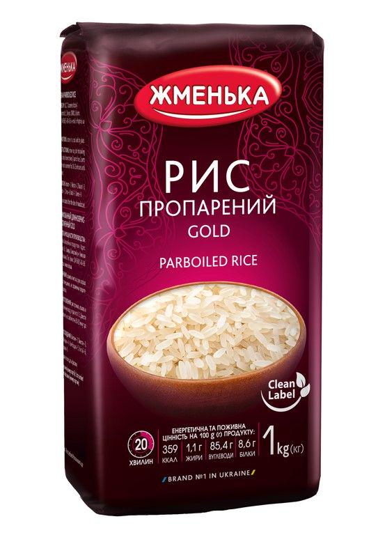 Рис пропарений Жменька Gold Преміум 1 кг (4820038700897) Рис пропарений Жменька Gold Преміум 1 кг (4820038700897)
