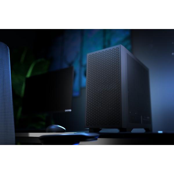 Корпус для компьютера LogicConcept DART PRO Mini-Tower mATX Mesh 3x120 мм Black (AM-DART-PRO-0000-10) - фото 6