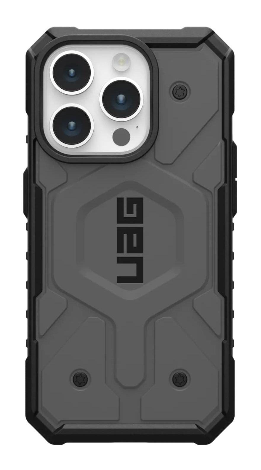 Чохол накладка для телефону UAG Pathfinder Magsafe Apple iPhone 15 Pro Сірий/Чорний - фото 1