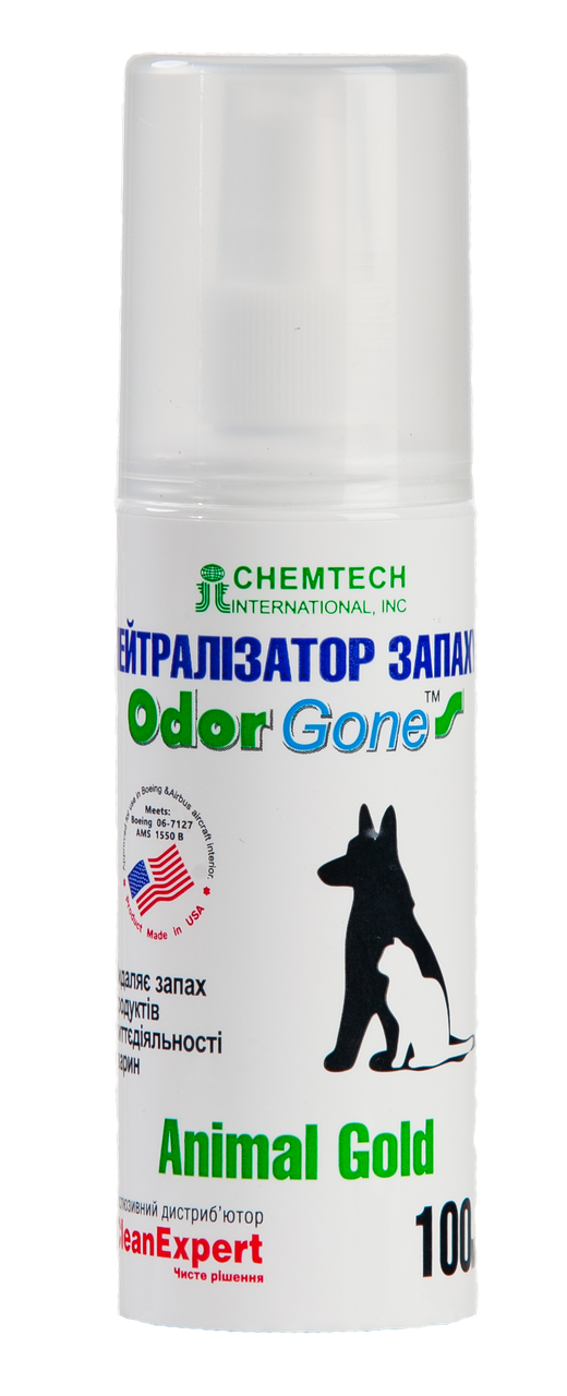 Нейтрализатор неприятного запаха Chemtech international Odorgone Animal Gold 100 мл