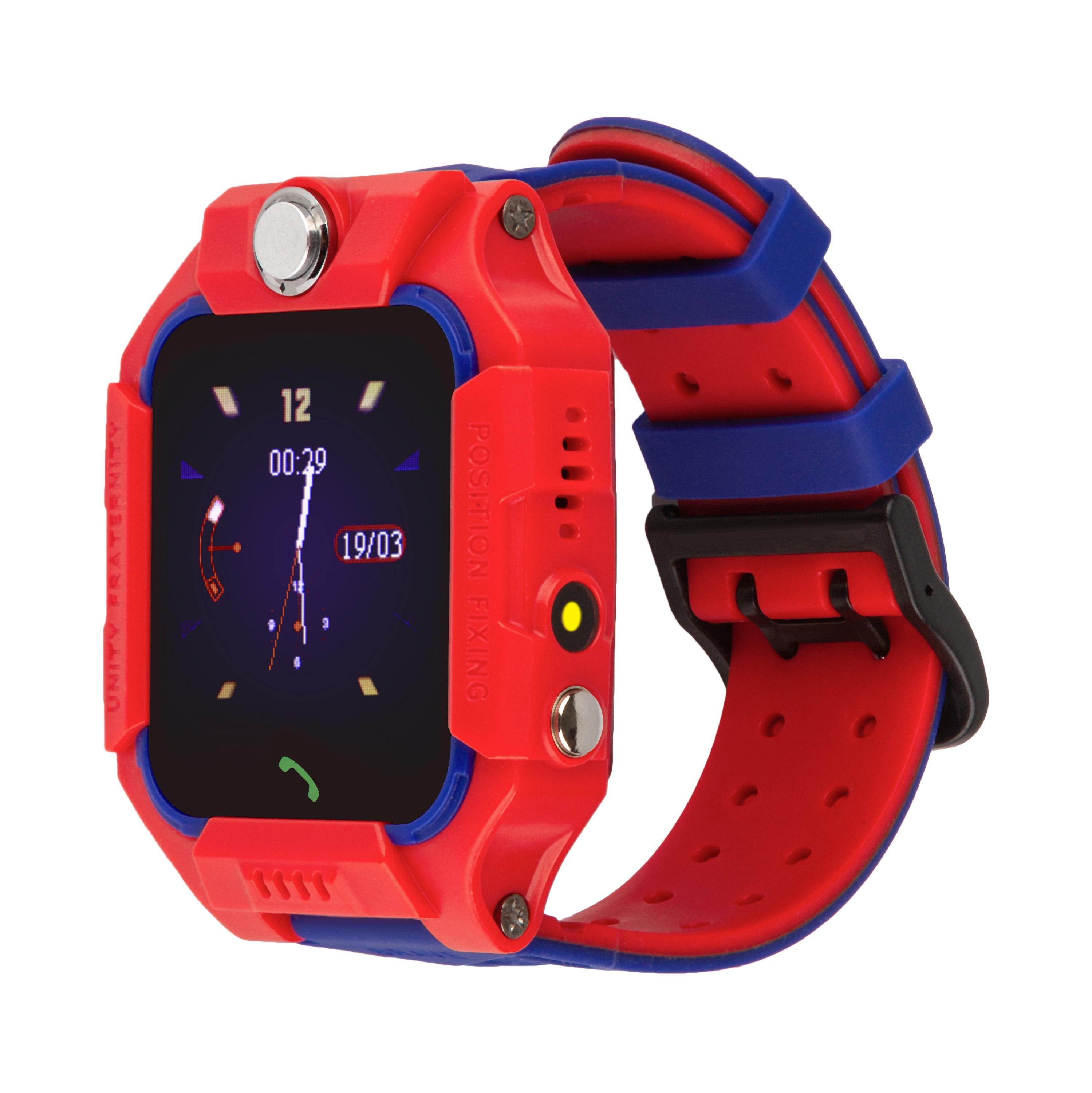 Дитячий смарт годинник-телефон з термометром Discovery D3000 THERMO LED Light red