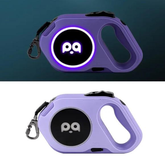 Рулетка повідець з фонариком автоматична на USB 5 м Фіолетовий - фото 3 Рулетка повідець з фонариком автоматична на USB 5 м Фіолетовий - фото 3