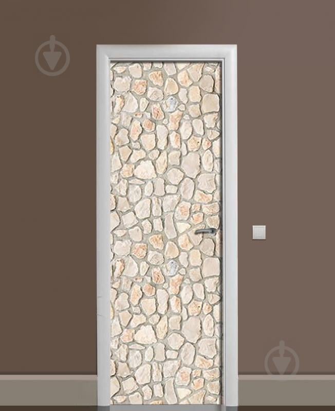 Наклейка на дверь Zatarga «Старая кладка» 650х2000 мм виниловая 3Д наклейка декор самоклеящаяся Наклейка на дверь Zatarga «Старая кладка» 650х2000 мм виниловая 3Д наклейка декор самоклеящаяся