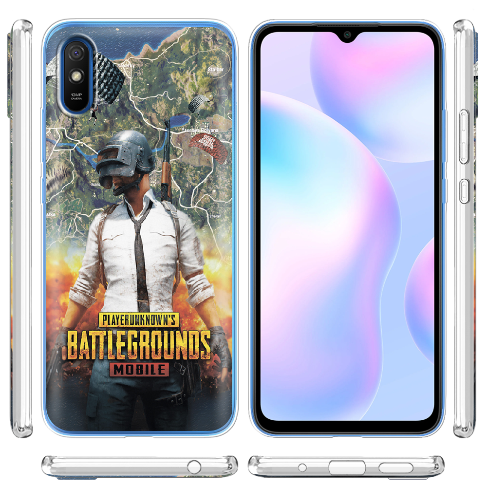 Чехол BoxFace Xiaomi Redmi 9A PUBG Mobile Прозрачный силикон (40304-up2309-40304) - фото 3