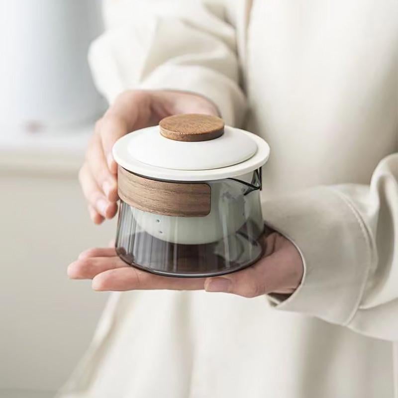 Набор для чая Lesko HR-068 заварник/3 пиалы со стеклянным чехлом White - фото 6 Набор для чая Lesko HR-068 заварник/3 пиалы со стеклянным чехлом White - фото 6