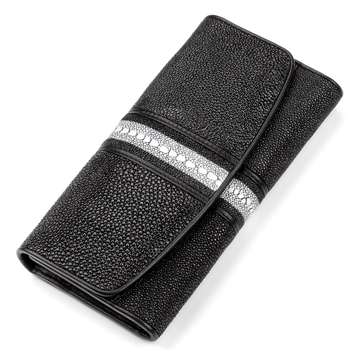 Кошелек женский Stingray leather 18029 кожа Черный