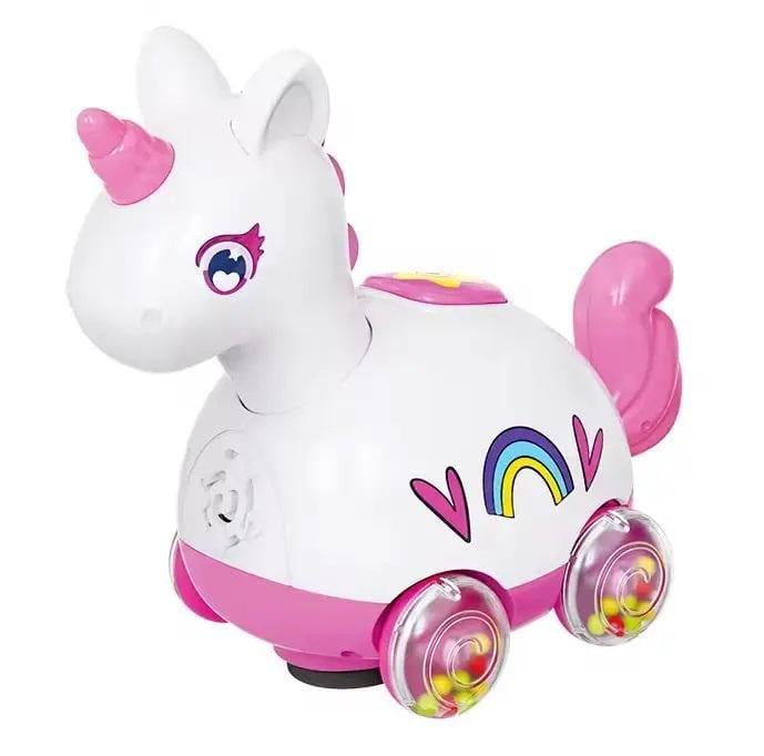 Игрушка музыкальная для малышей Единорог 35395 A 36/2 подсветки/мелодии (148306)