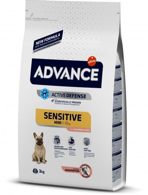Корм сухой Advance Dog Mini Sensitive 3 кг