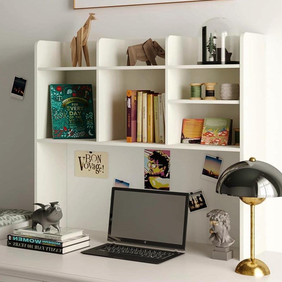 Полка-надстройка настольная из дерева Эзель зефир (АКД-001120)